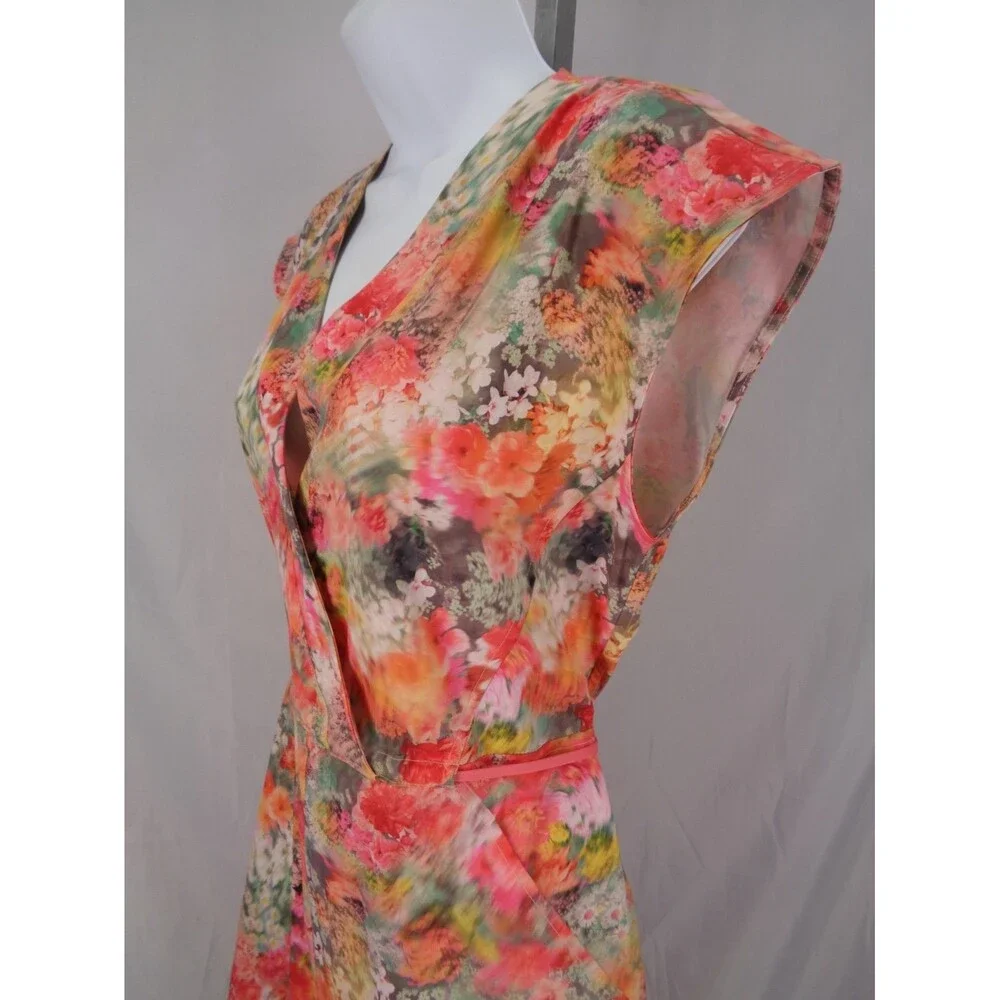 Athleta Floral Marlow Romper Renewed Bloom Pink Size Small - Picture 9 of 16